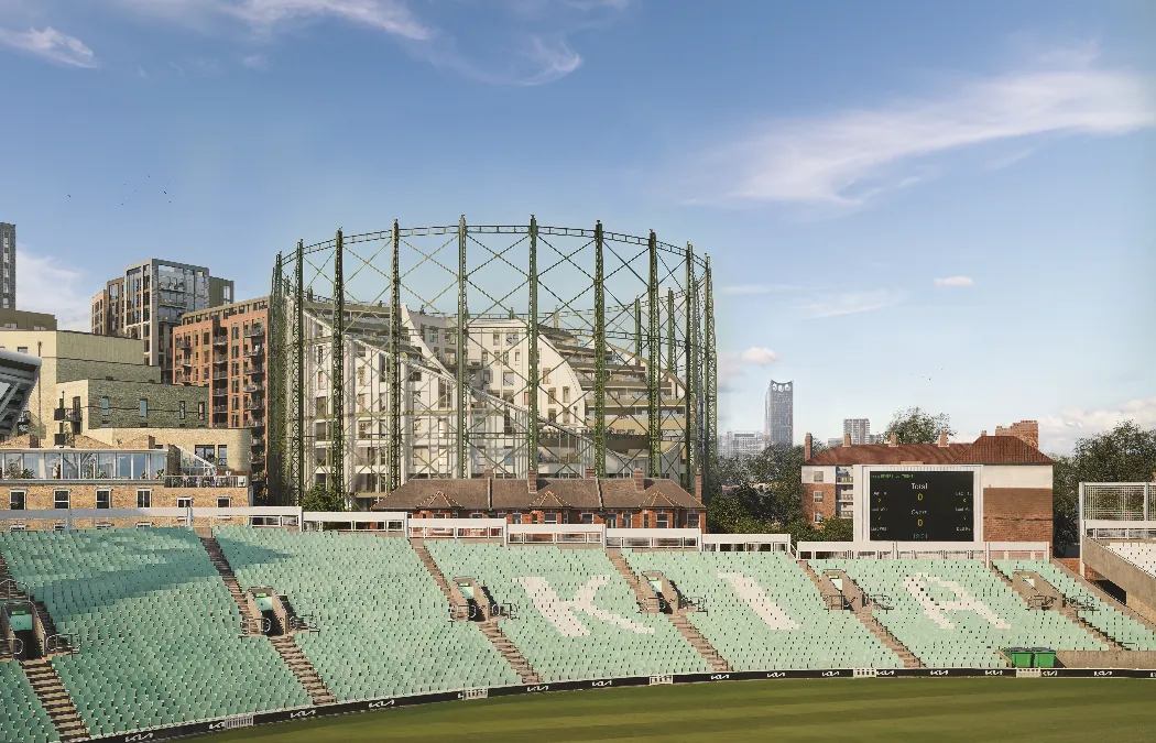 Oval cricket ground
