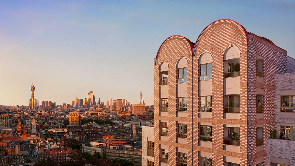 CGI for The Broadley, 4 mins walk to Edgware Road station