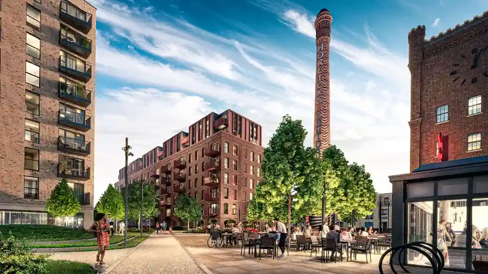 CGI of the new release of The Maltings at Horlicks Quarter