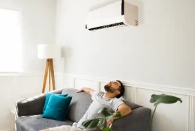 Enjoying Cool Air at Home